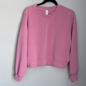 Lululemon Athletica Pink Crewneck: Softstream Material